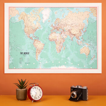 Vintage World Map Poster, 9 of 9
