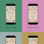 Digital Download Birthday Party Invite With Unicorns, Rainbows And Cute Icons, thumbnail 5 of 5