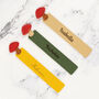 Personalized Pu Leather Bookmark – Gift For Book Lovers, thumbnail 1 of 6