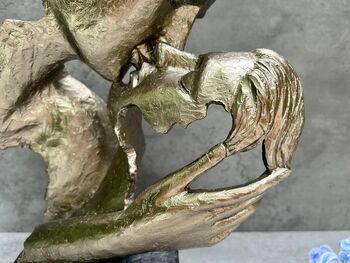 Abstract Lovers Figurine Silhouette Couple Sculpture Ornament, 3 of 8