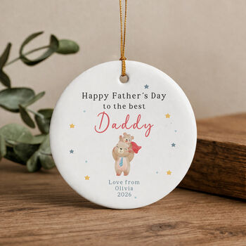 Best Daddy Father's Day Ceramic Keepsake, 2 of 4