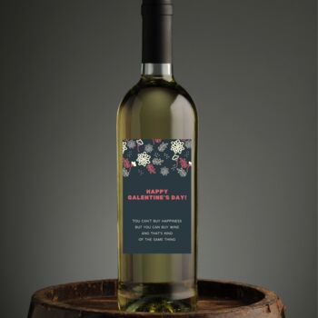 Happy Galentines Day Wine Label, 2 of 2