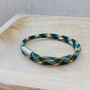 Green Double Wrap Rope Bracelet, thumbnail 3 of 3