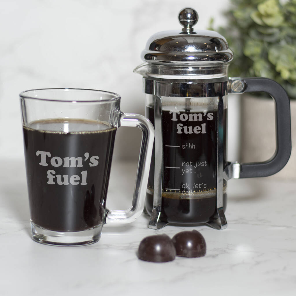 Glass Coffee Mug Set By Love Lumi Ltd 