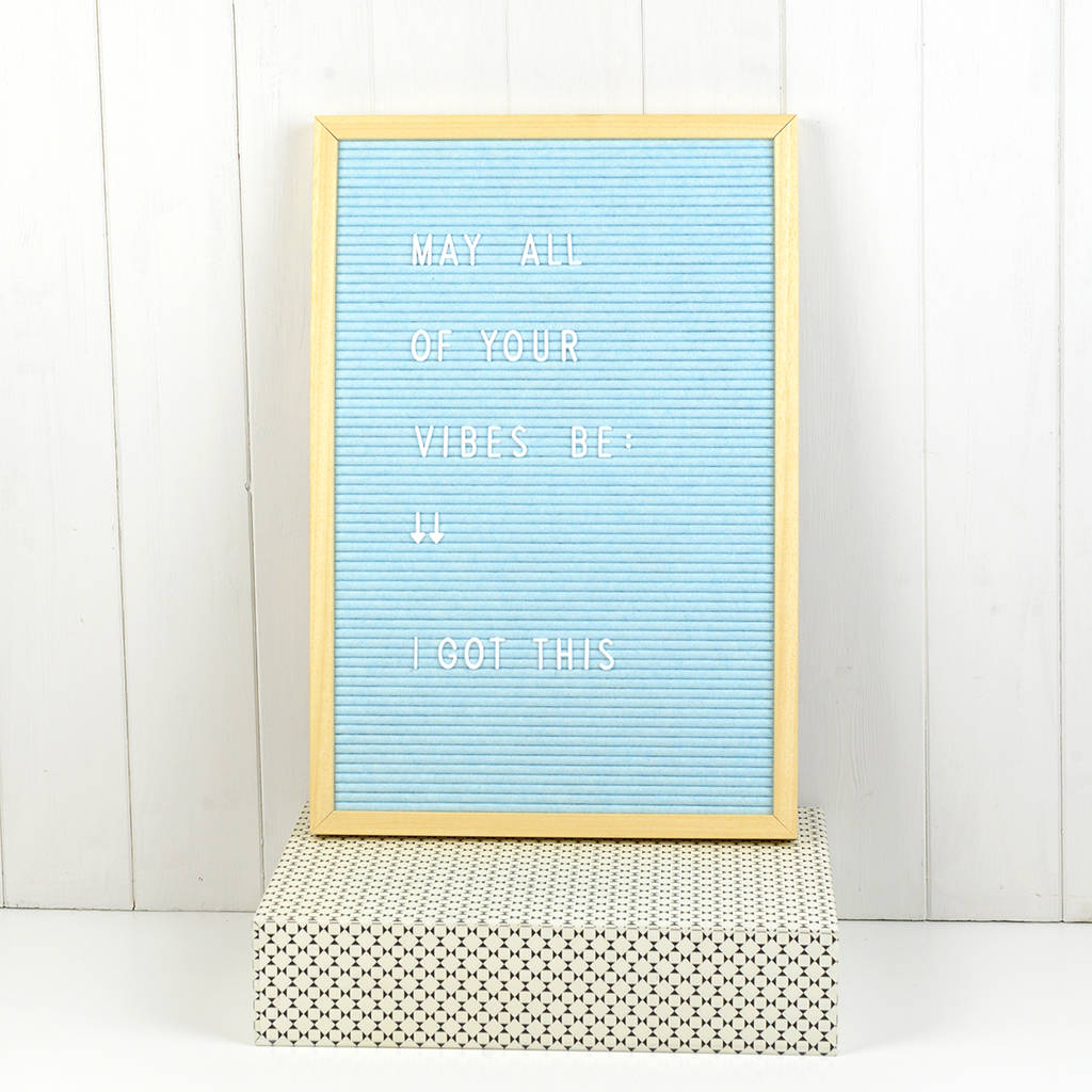 Contemporary Large Letterboard By Home & Glory | notonthehighstreet.com