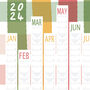 2024 Wall Year Planner Woven Design, thumbnail 2 of 3