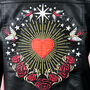 Valentines Heart Bride Leather Jacket, thumbnail 4 of 8