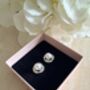 Gold Plated Pearl Stud Earrings, thumbnail 1 of 5