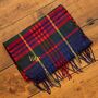 Personalised Embroidered Winter Checked Scarf, thumbnail 3 of 9