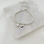 Personalised Print Memorial Sweetie Slider Bracelet Baby Robin, thumbnail 1 of 5