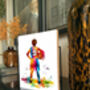 Personalised Custom Basketball Player Print, thumbnail 5 of 6