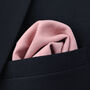 Wedding Handmade 100% Cotton Suede Tie In Pink, thumbnail 3 of 8