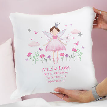 Personalised Fairy Princess Cushion For Girls, 3 of 3
