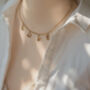 Gold Sunburst Name Necklace, thumbnail 8 of 9