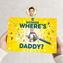 Personalised Dad Photo Gift Book ‘Wonder Where’s Daddy?’, thumbnail 1 of 10
