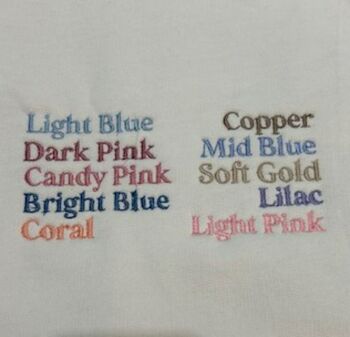 Personalised Embroidered Bow New Baby Romper Three Colours Available, 5 of 6