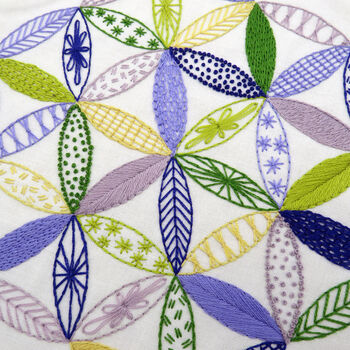 Starflower Sampler Hand Embroidery Kit, 11 of 11