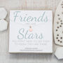 Silver Rose Gold Star Necklace – Friends Are Like Stars, thumbnail 1 of 3