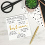 Personalised Be My Best Man/Best Woman Card, thumbnail 2 of 5