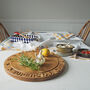Large Personalised Round Wooden Stars Chopping Board, thumbnail 4 of 4