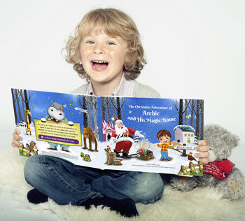 Personalised Christmas Story Book With Exclusive Cover, 8 of 11