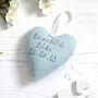 Personalised Hanging Heart Bride To Be Gift, thumbnail 1 of 12