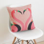 Geometric Flamingos Cushion Cover, thumbnail 2 of 4