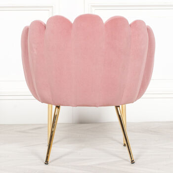 Art Deco Armchair With Velvet Trim In Various Colours, 3 of 12