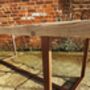 Reclaimed Industrial Solid Wood Copper Frame Table 423, thumbnail 5 of 6