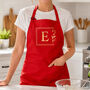 Personalised Initial Cotton Apron, thumbnail 1 of 12