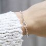 Sterling Silver Infinity Bracelet, thumbnail 1 of 9