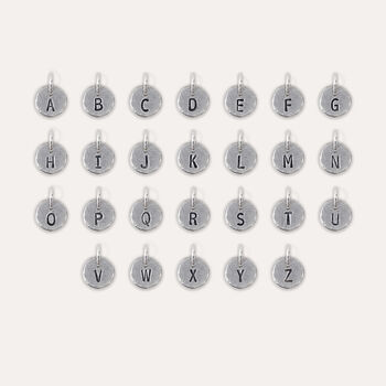 Birthday Initial, Flower And Zodiac Charms Keyring, 3 of 6