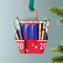 Family Ski Lift Cable Car Christmas Decoration, thumbnail 1 of 4
