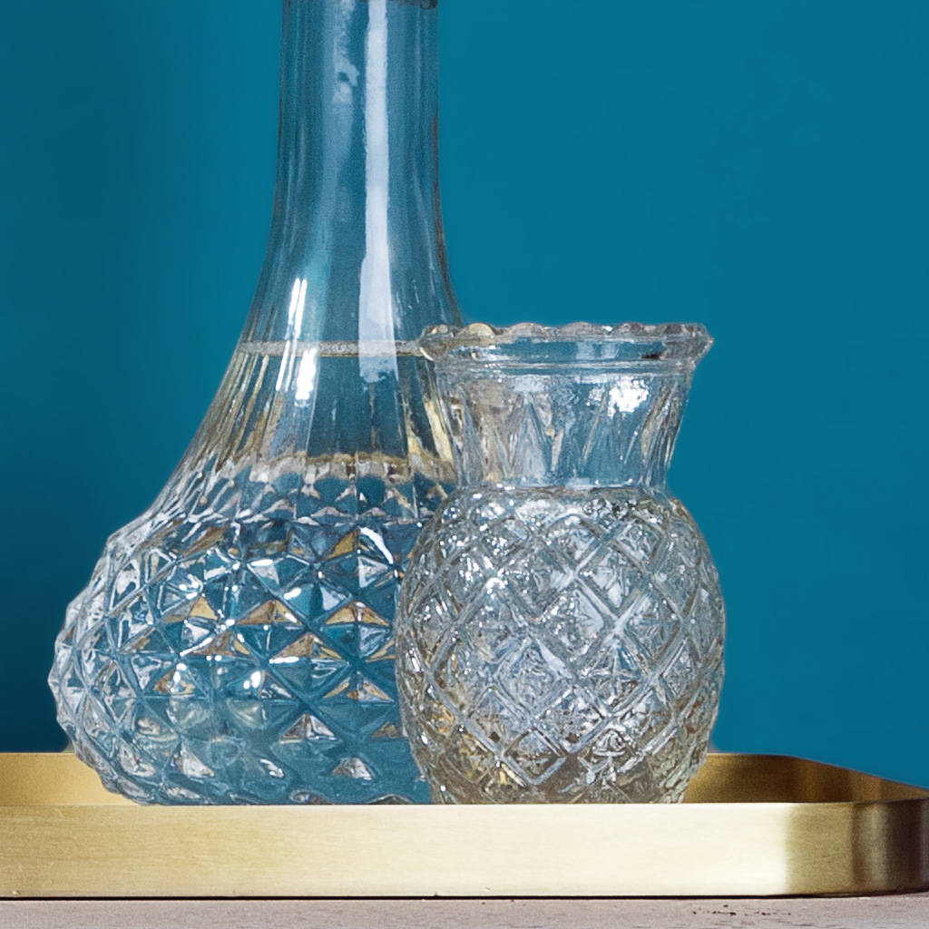 glass pineapple vase by out there interiors