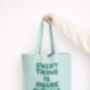 Everything Is Figureoutable | Tote Bag, thumbnail 3 of 9