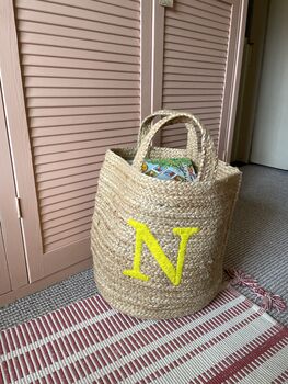 Alphabet Hand Made Basket Bags, 4 of 6