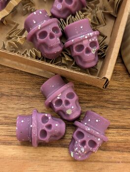 Toffee Apple Skull Shaped Wax Melts For Halloween, 7 of 7