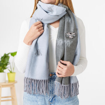Cashmere Bee Scarf, 7 of 10