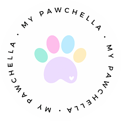 My pawchella logo