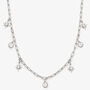 Sterling Silver Charm Choker Moon And Star Charms, thumbnail 1 of 7