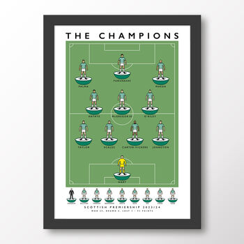 Celtic Fc The Champions 23/24 Poster, 7 of 7