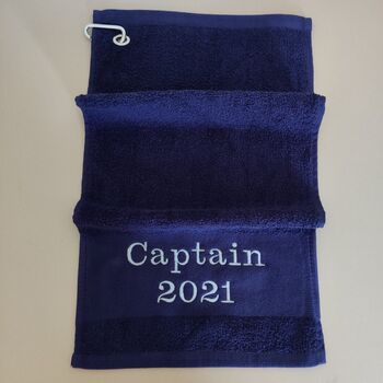 Personalised Premium Golf Towel Gift, 2 of 11