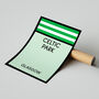 Celtic Park Monopoly Celtic Football Print, thumbnail 2 of 2