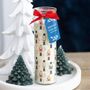 Nutcracker Print Festive Spice Tube Candle, thumbnail 1 of 2