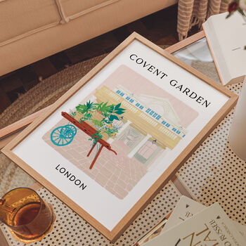 Covent Garden Flower Cart Art Print, 2 of 2