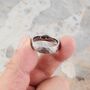 Personalise Tungsten Band Ring, 6 Mm Silver Wedding Band, thumbnail 1 of 10