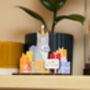 Personalised Cat Birthday Pop Out Card, thumbnail 5 of 5