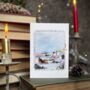 The Dog And The Snowman Christmas Card, thumbnail 1 of 3