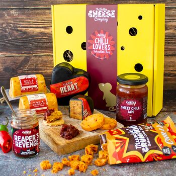 The Chilli Lovers Hot And Spicy Cheese Gift Box, 4 of 5