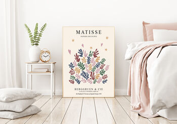 Matisse Exhibition Leaf Print, 3 of 4